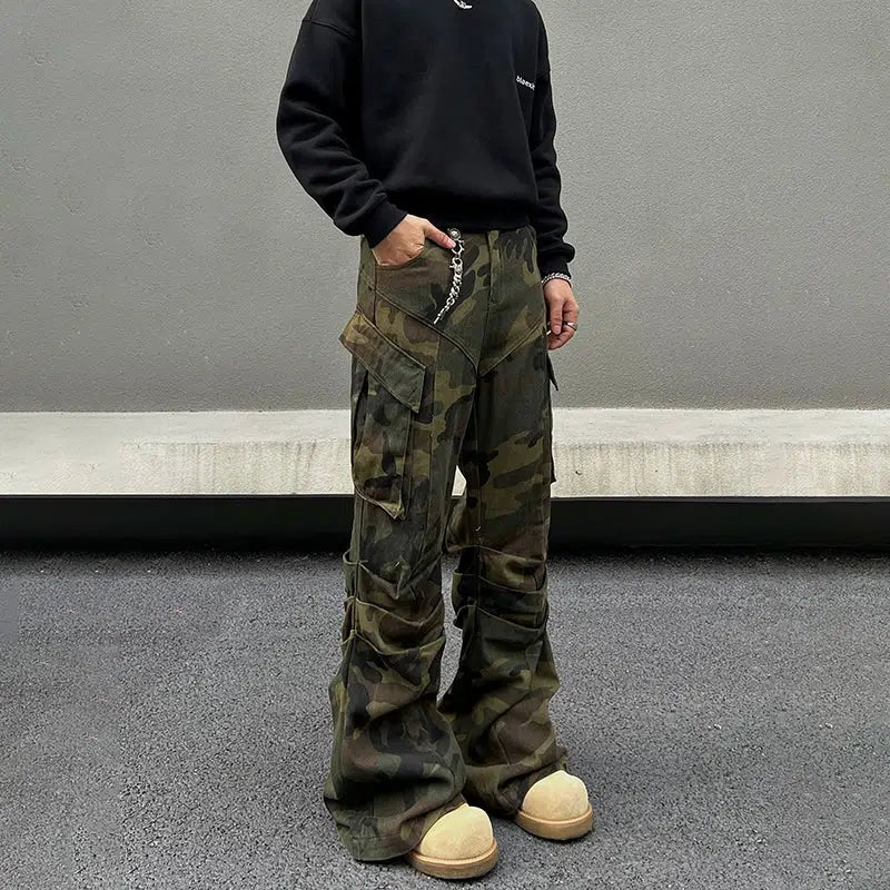 Versatile Comfort Baggy Pockets Cargo Pants