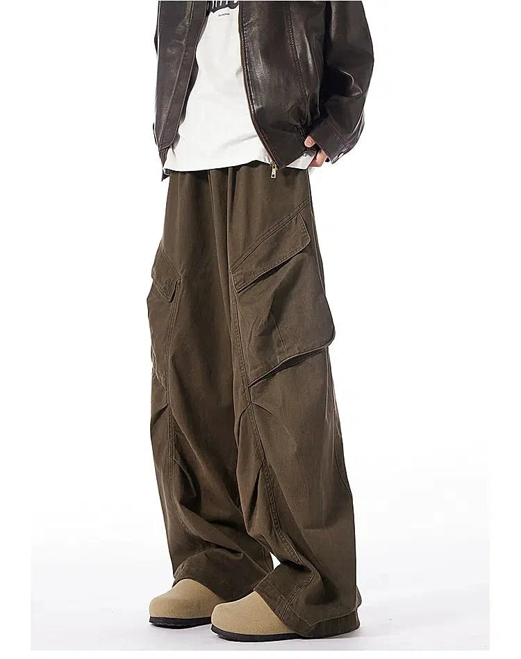Comfortable Tops Baggy Pockets Cargo Pants