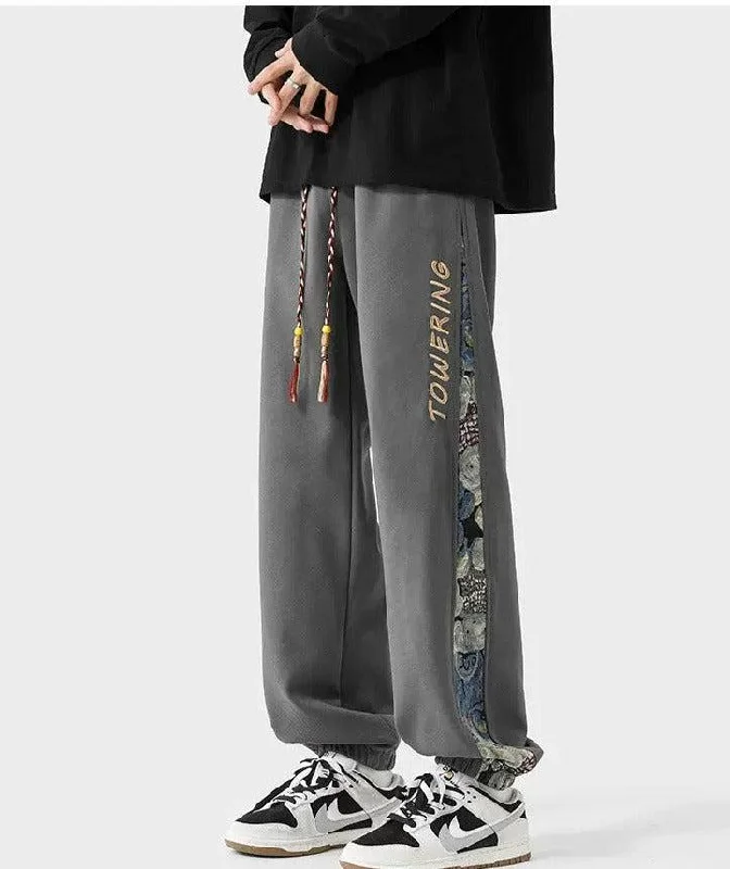 Sweet Breath Bear Embroidered Sweatpants