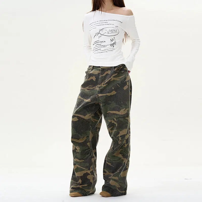 Stylish Comfort Camouflage Cargo Casual Pants
