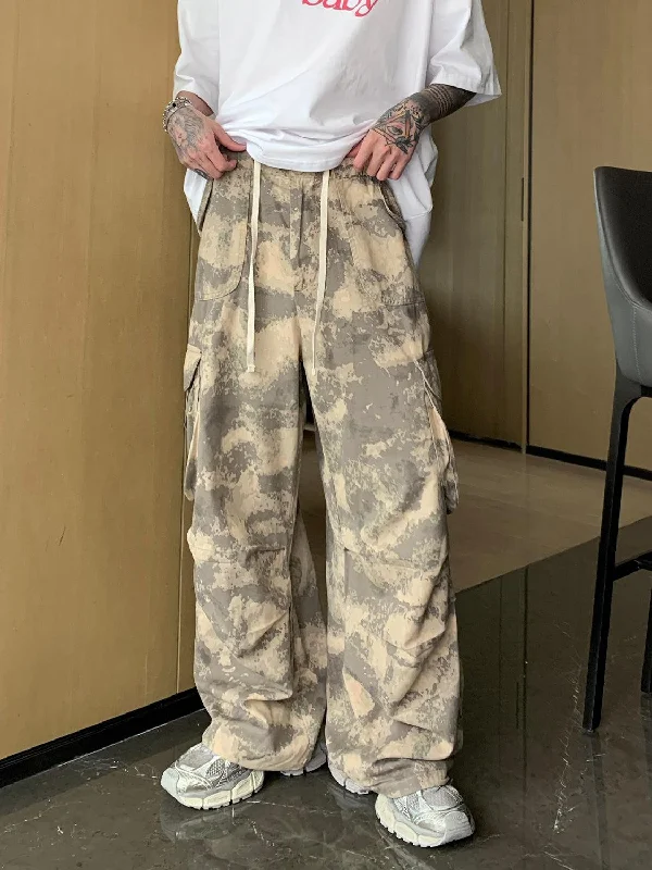 New Season Series Camouflage Large Pocket Overalls Pants