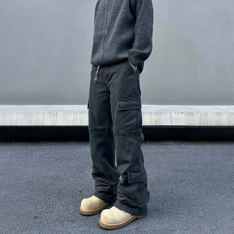 Minimal Comfort Cargo Multi-pocket Pants