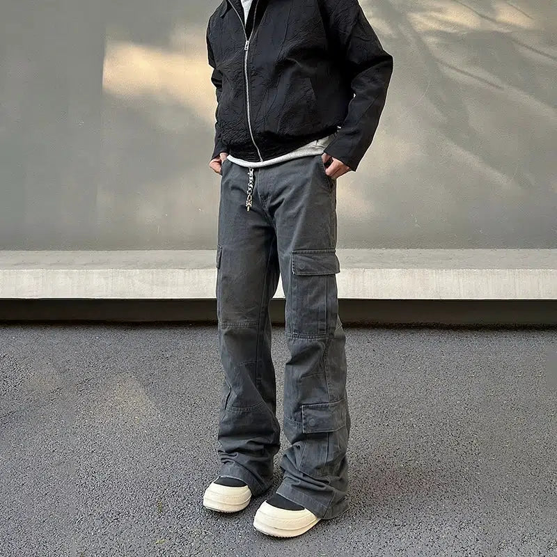 Easy-to-Wear Casual Pockets Cargo Pants
