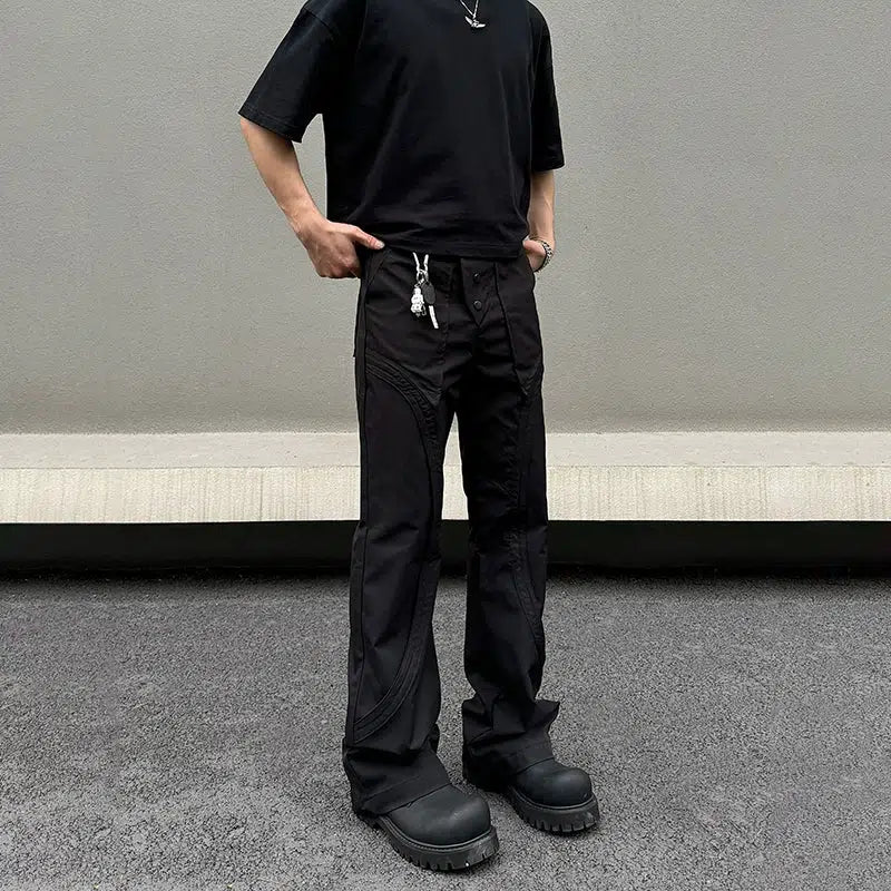 Trendy Wear Slim Fit Straight Leg Trousers