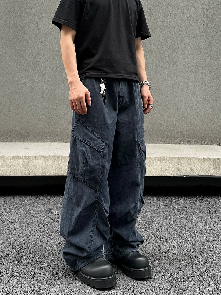 Smart Comfort Wear Casual Wide-Leg Cargo Pants