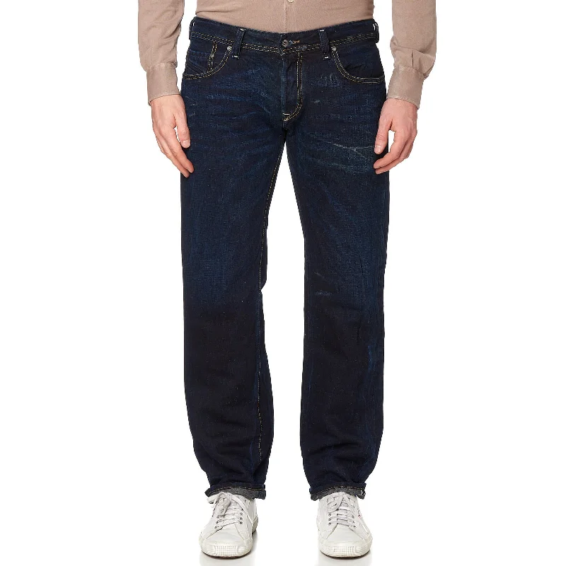 Street Fashion Rare DIESEL "Our Glory" Gold Digger Blue Selvedge Jeans NEW W33 L32 2011 NOS