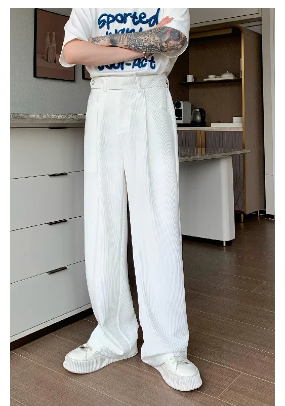 Stunning Fashion Drape Pleated Wide-leg Pants