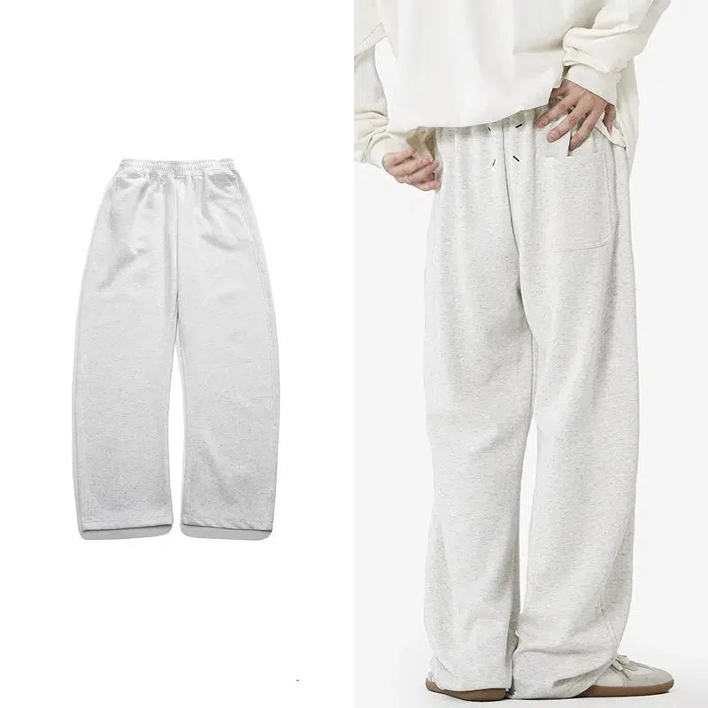 Versatile Itinerary Drape Velvet Sports Sweatpants