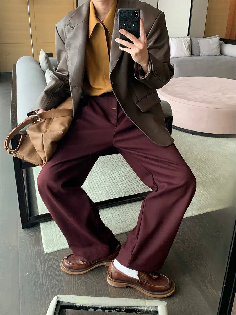 Timeless Comfort Drape Wide-Leg Casual Pants
