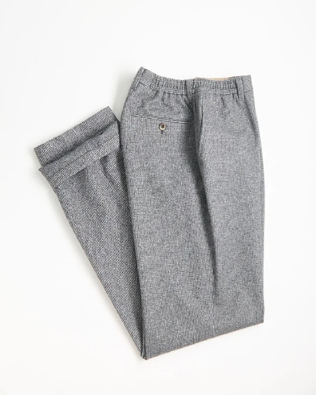 Wide Fit Ultra Soft Plush Tech Tweed Casual Pants