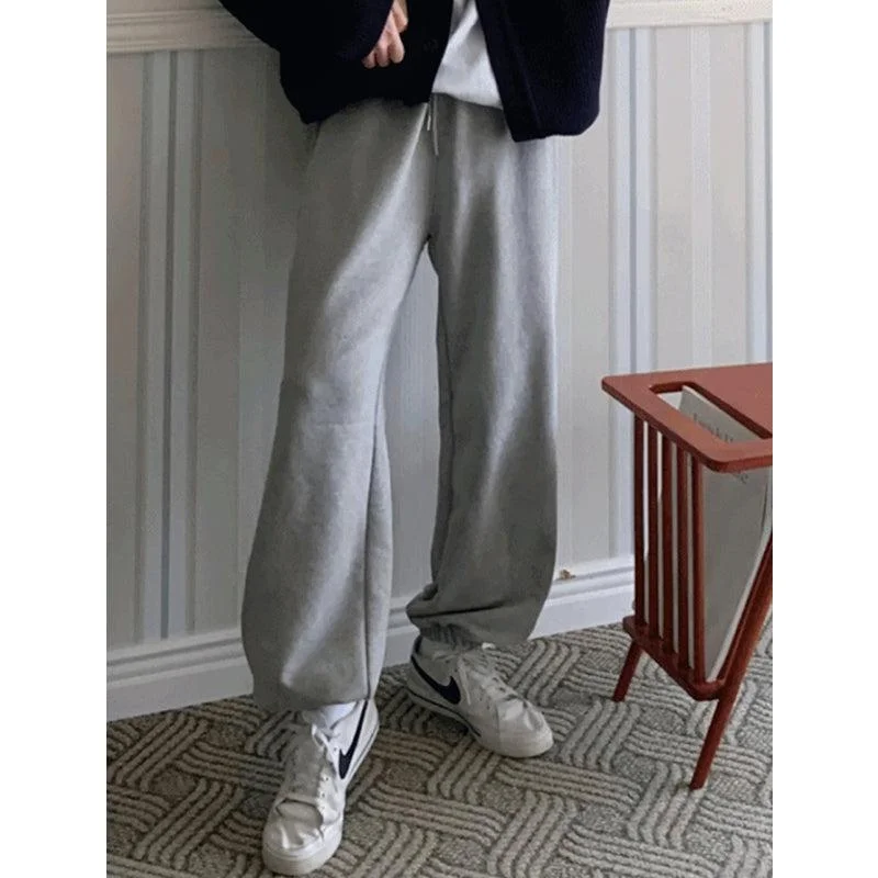 Soft Textures Gray Jogging Pants