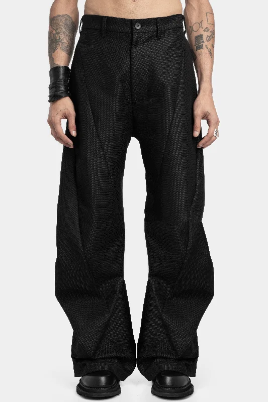 Elegant And Elegant J-Cut wool blend suit pants