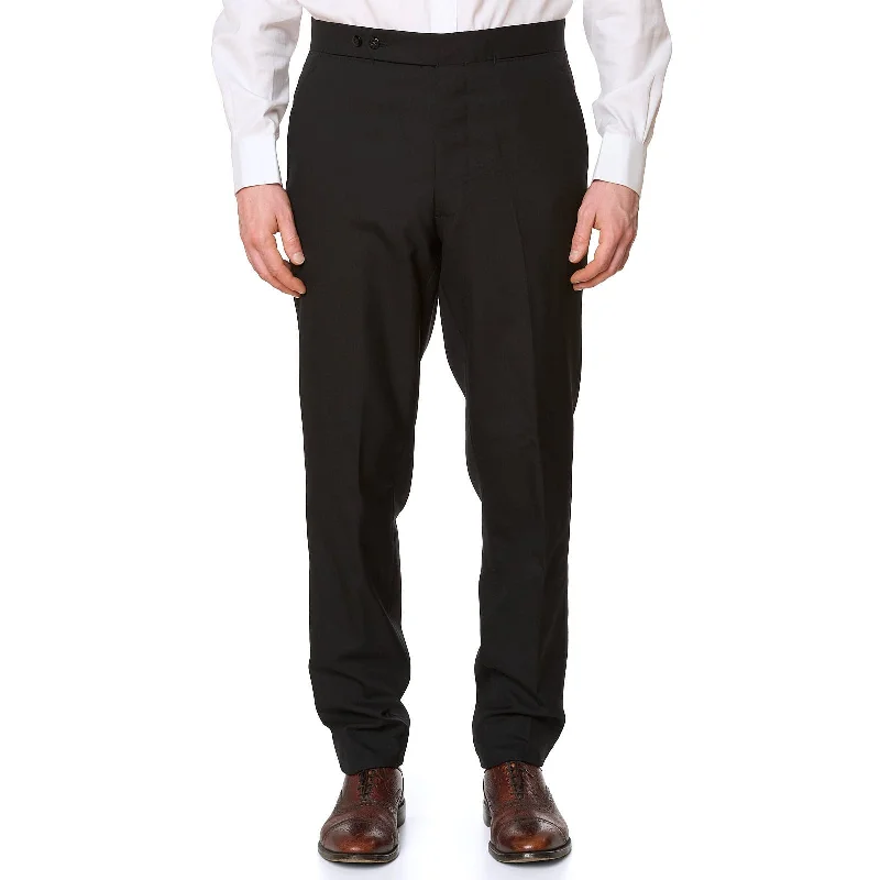 Noble Temperament Kep alapjan nem pamut szerintem, le kell checkolni AMBROSI Napoli Bespoke Black Cotton Flat Front Dress Pants EU 50 US 34