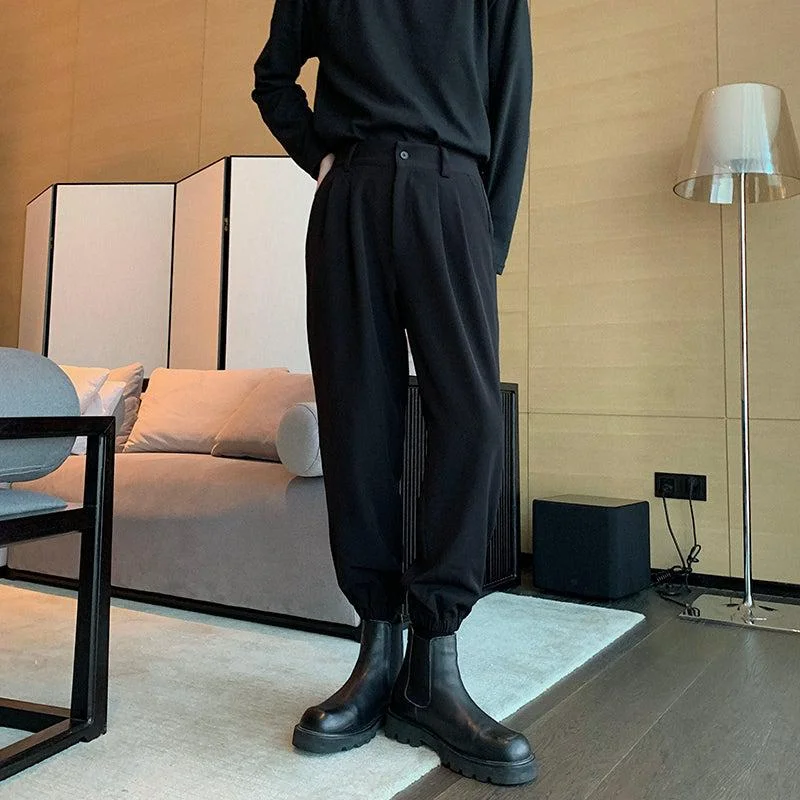Lazy Home Elastic Waist Leggings Pants
