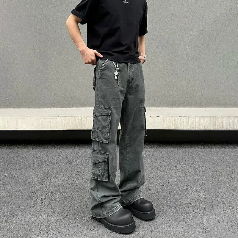 Breathable Comfort Multi-pocket Cargo Pants
