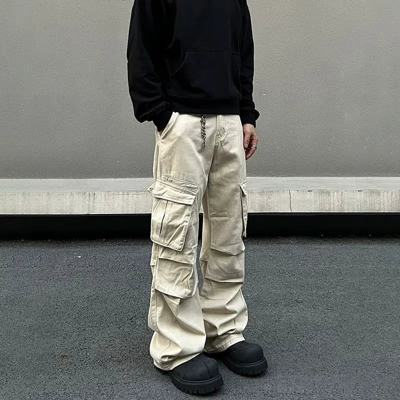 Sports Fashion Multiple Pockets Cargo Pants