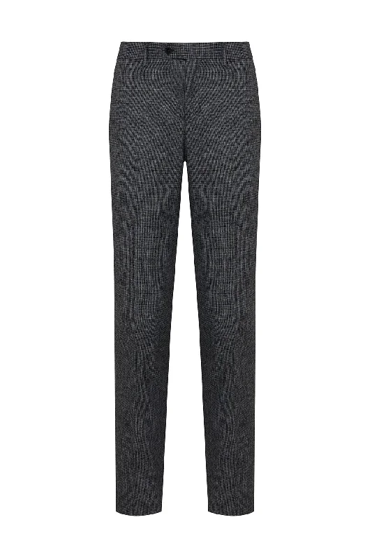 Comfortable Dresses Regular Fit Low Waist Navy Dress Pants