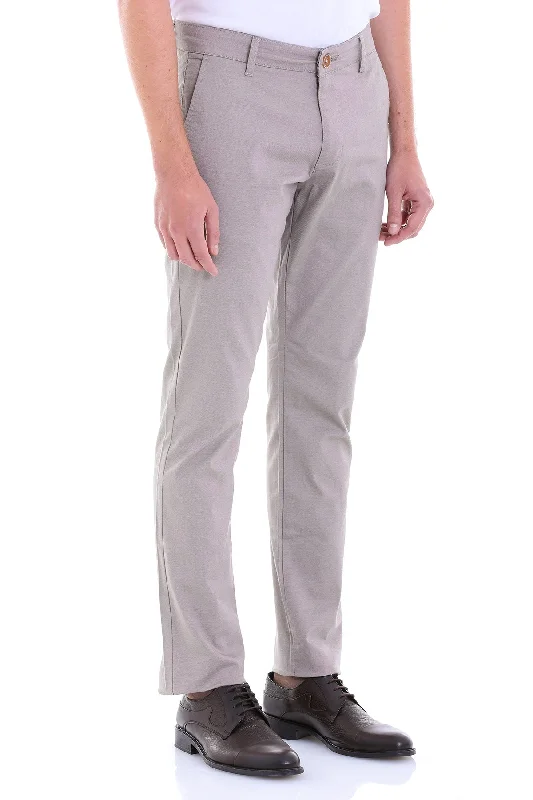 Body Design Regular Fit Side Pocket Light Mink Cotton Casual Pants
