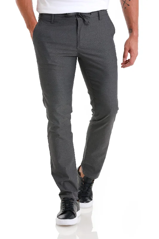Soft Comfort Regular Fit Side Pocket Low Waist Cotton Blend Navy Jogger