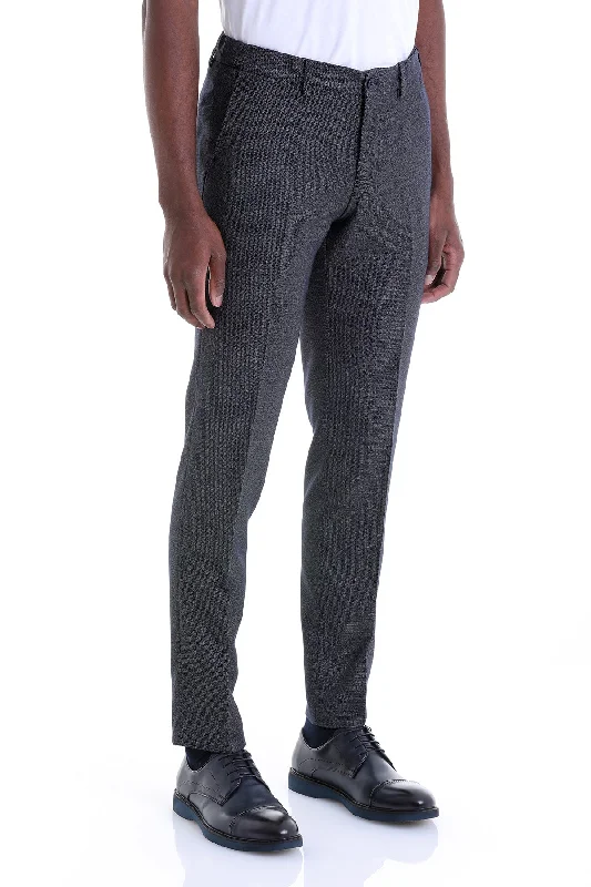 Soft Style Regular Fit Side Pocket Navy Dress Pants
