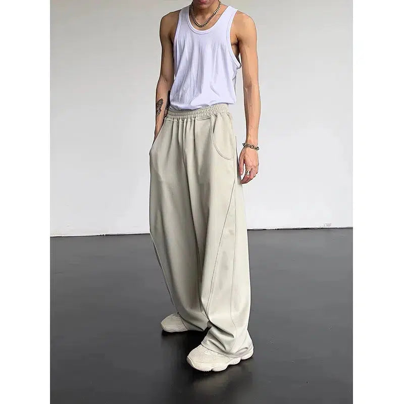 Fashionable Ease Relaxed Fit Casual Sweatpants