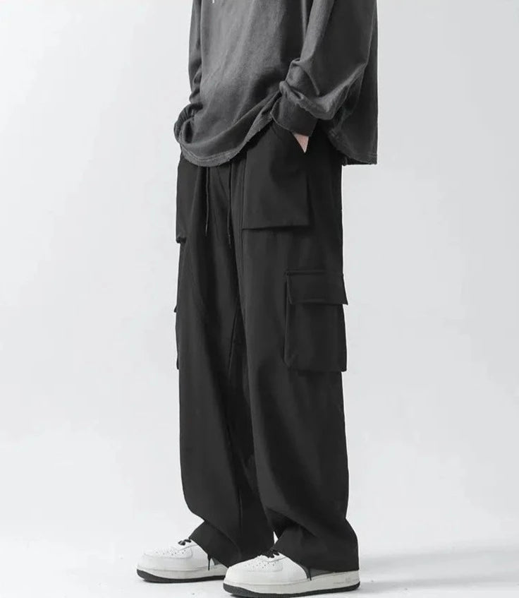 Relaxed Looks Retro Multi-pocket Cargo Pants