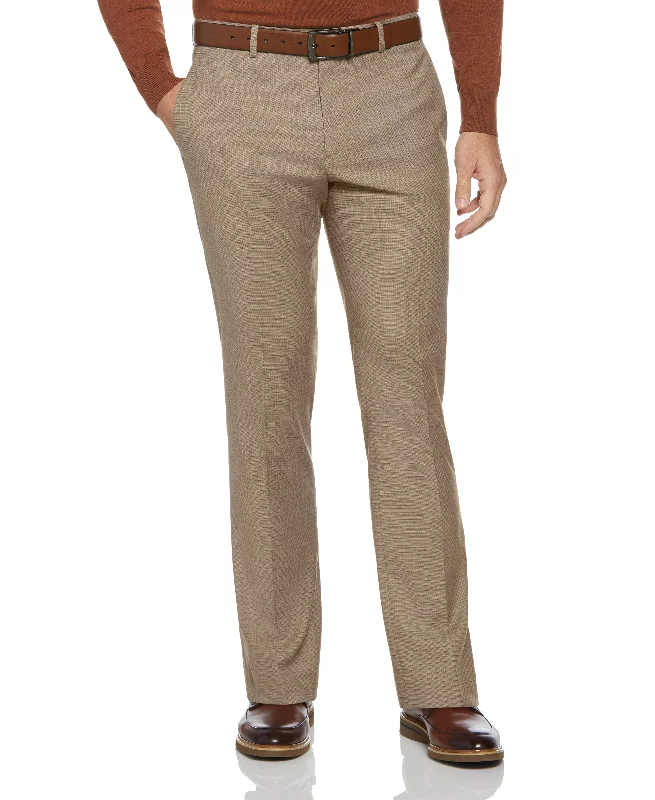 Minimalism Slim Fit Fine Grid Suit Pant