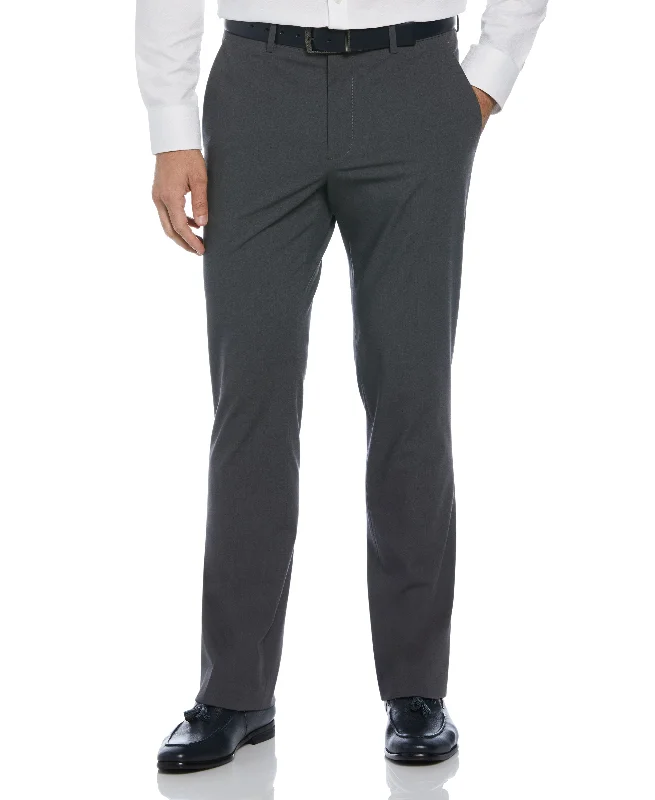 Fashion Style Slim Fit Textured Luxe Dress Pant