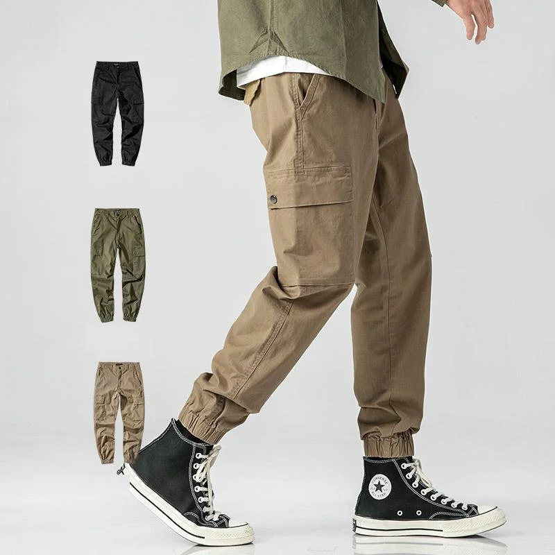 Slim Fit Small feet Pocket Cargo Pants