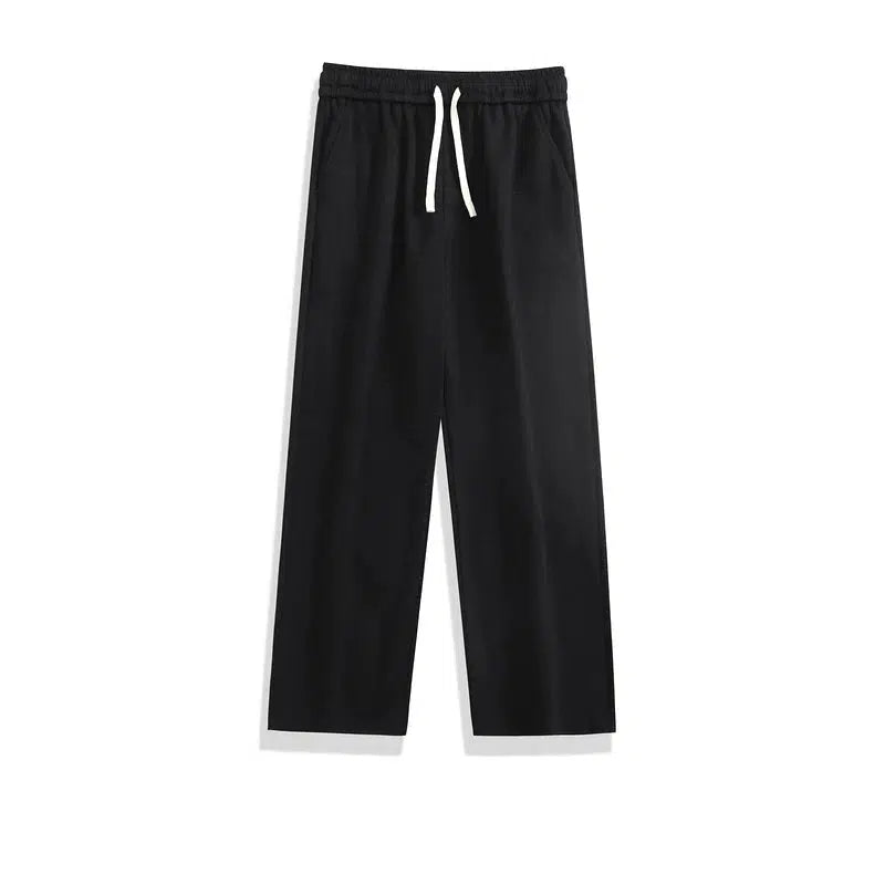 Trendy Comfort Wear Solid Color Basic Straight Pants