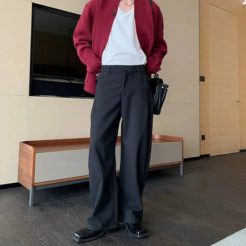 All-Day Outfits Straight-Leg Casual Pants
