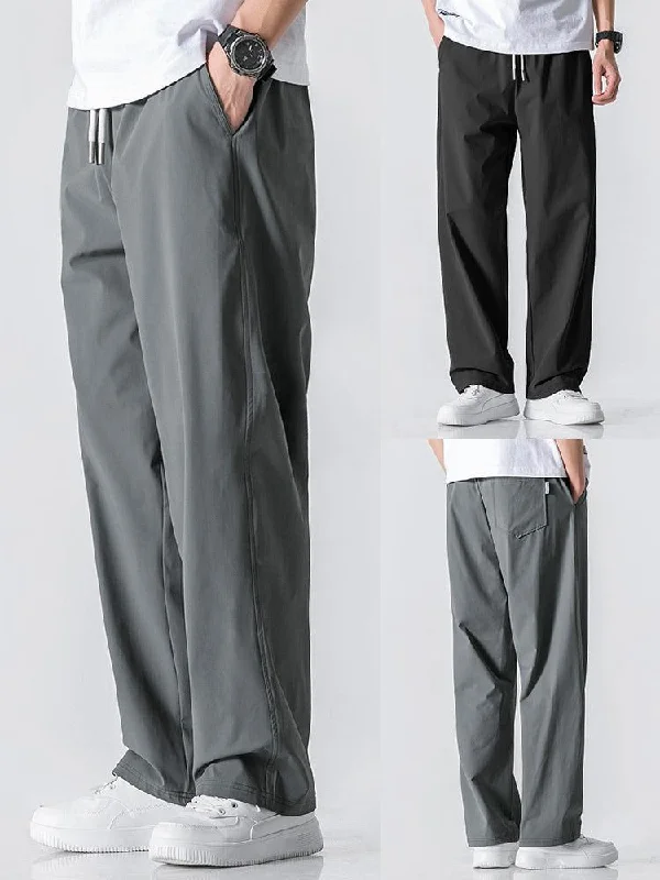 High-quality Design Summer Thin Drawstring Pants