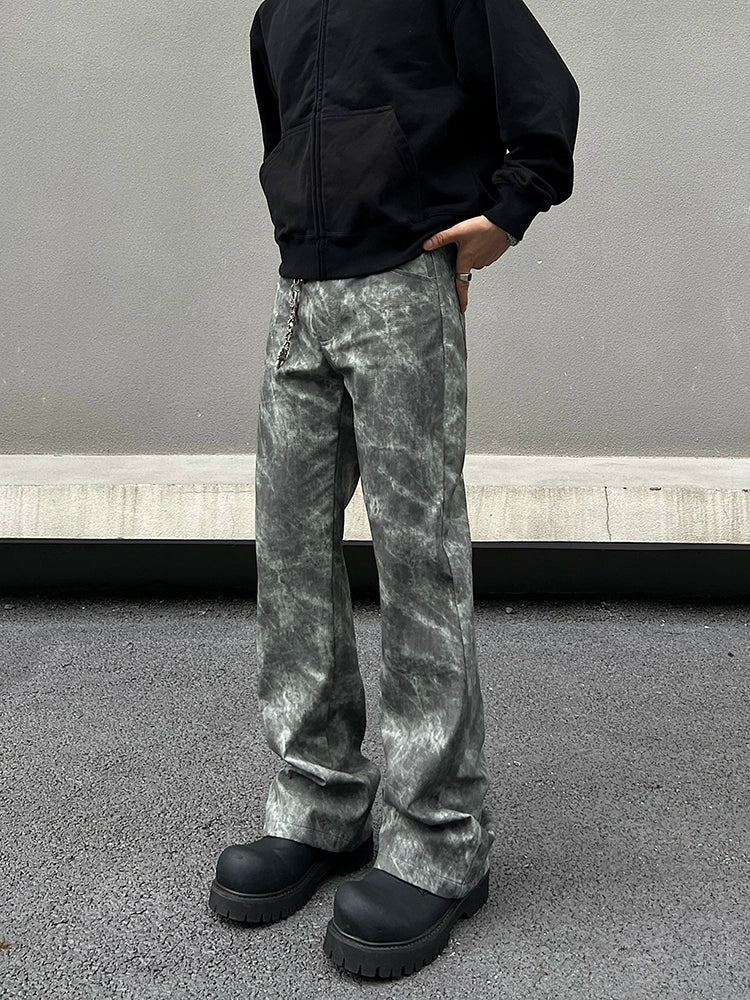 Soft Looks Tie-Dye Patterned Casual Pants