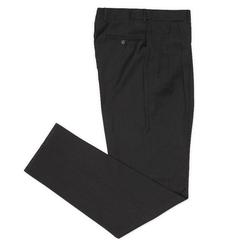 Simple Style VANNUCCI MILANO Gray Loro Piana Wool 120'S Dress Pants EU 46 NEW US 30