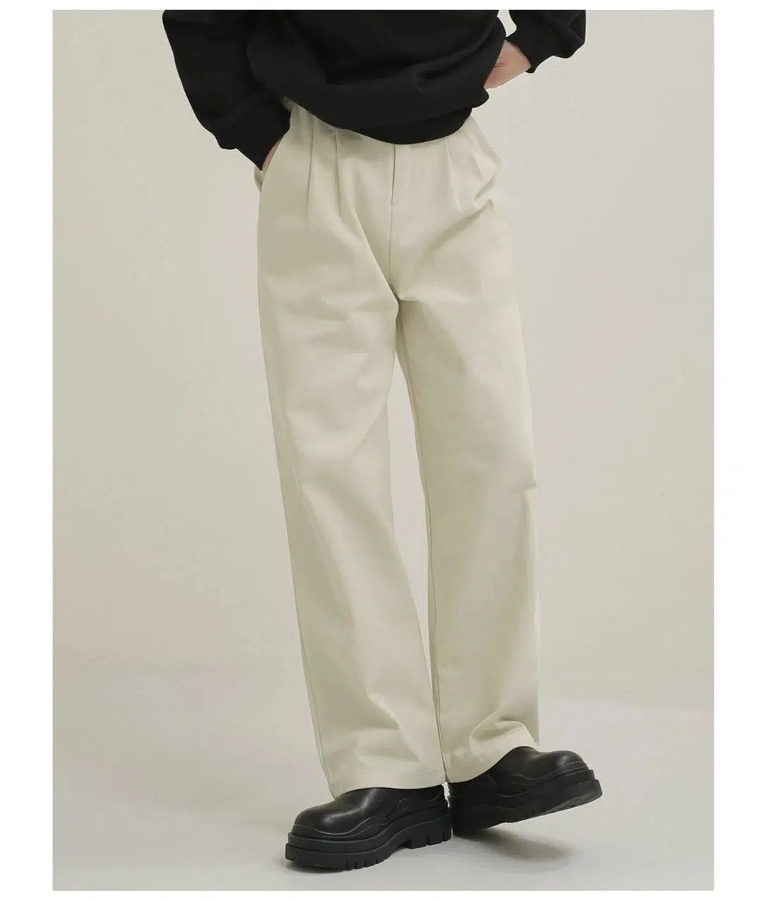 Cozy Essentials Wear Versatile Straight Casual Suit Pants