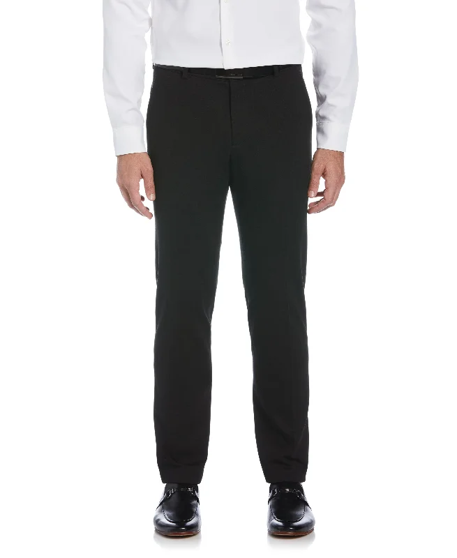 Retro Fashion Very Slim Fit Neat Knit Suit Pant