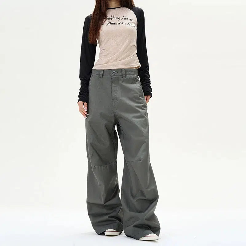 Warm Chic Wide-Leg Casual Pants