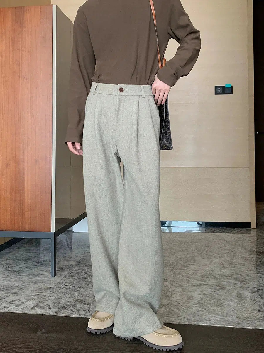 Soft Trends Wide-Leg Casual Pants