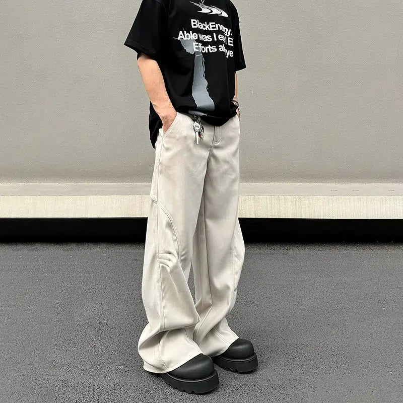 Elegant Wear Casual Wide-Leg Pants
