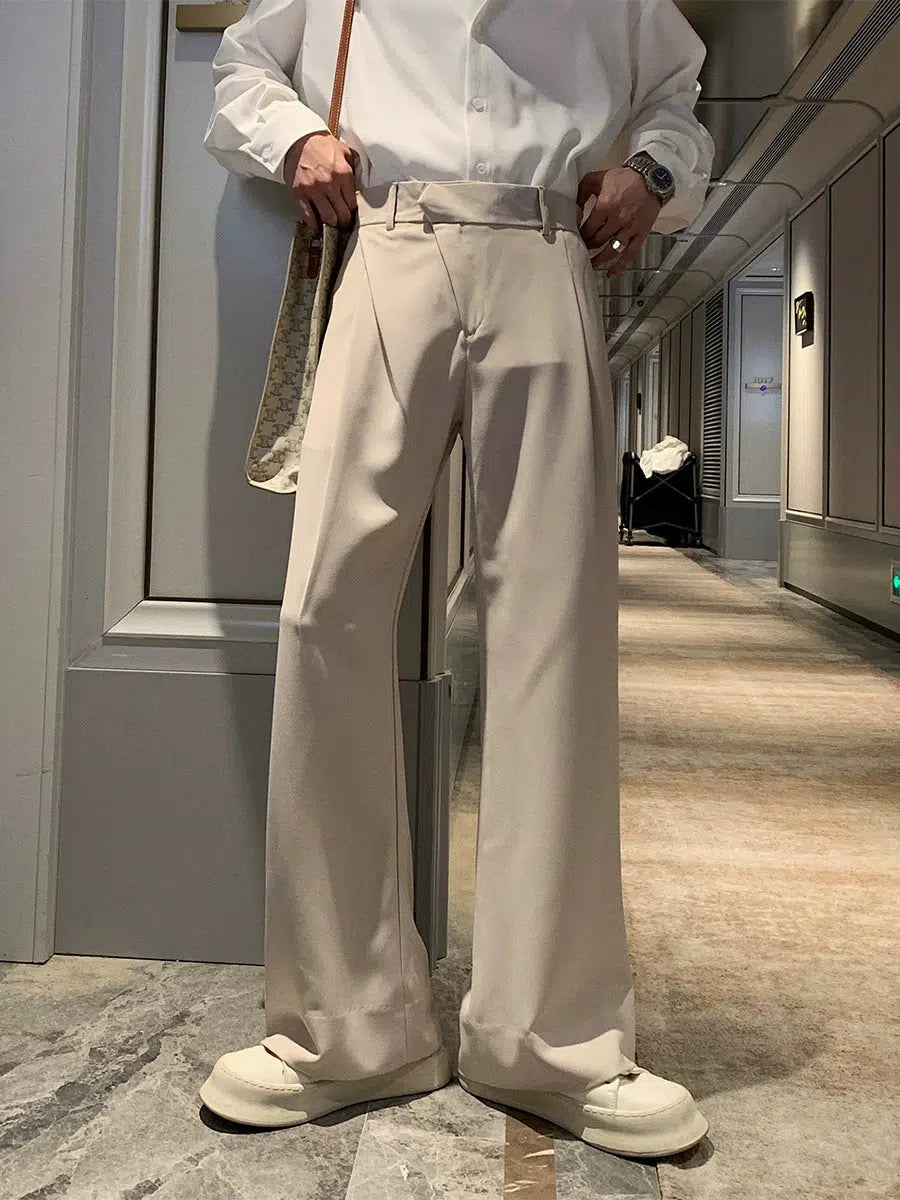 Cozy Lifestyle Wide-Leg Dress Pants