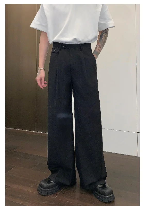 Must-have For Autumn And Winter Wide-leg Straight Drape Pants
