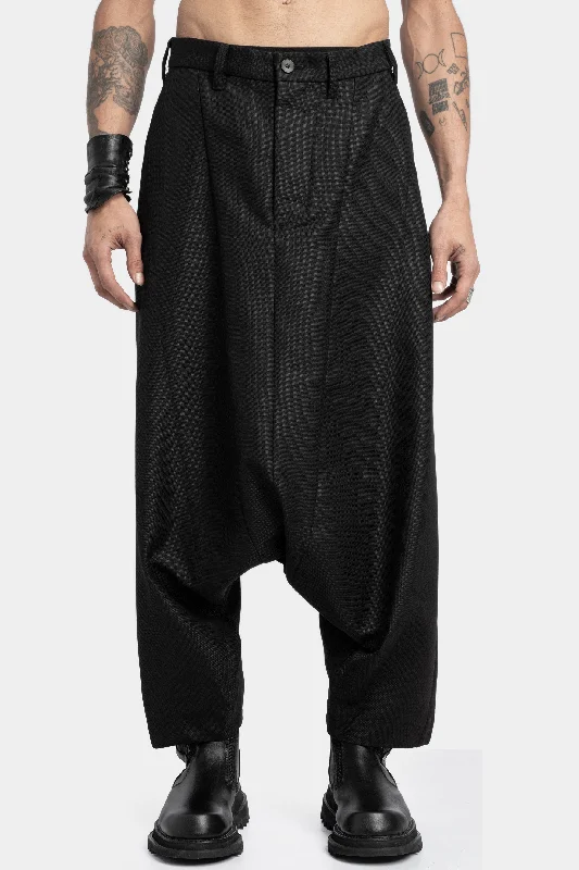 Classic Retro Wool blend Sarouel pants