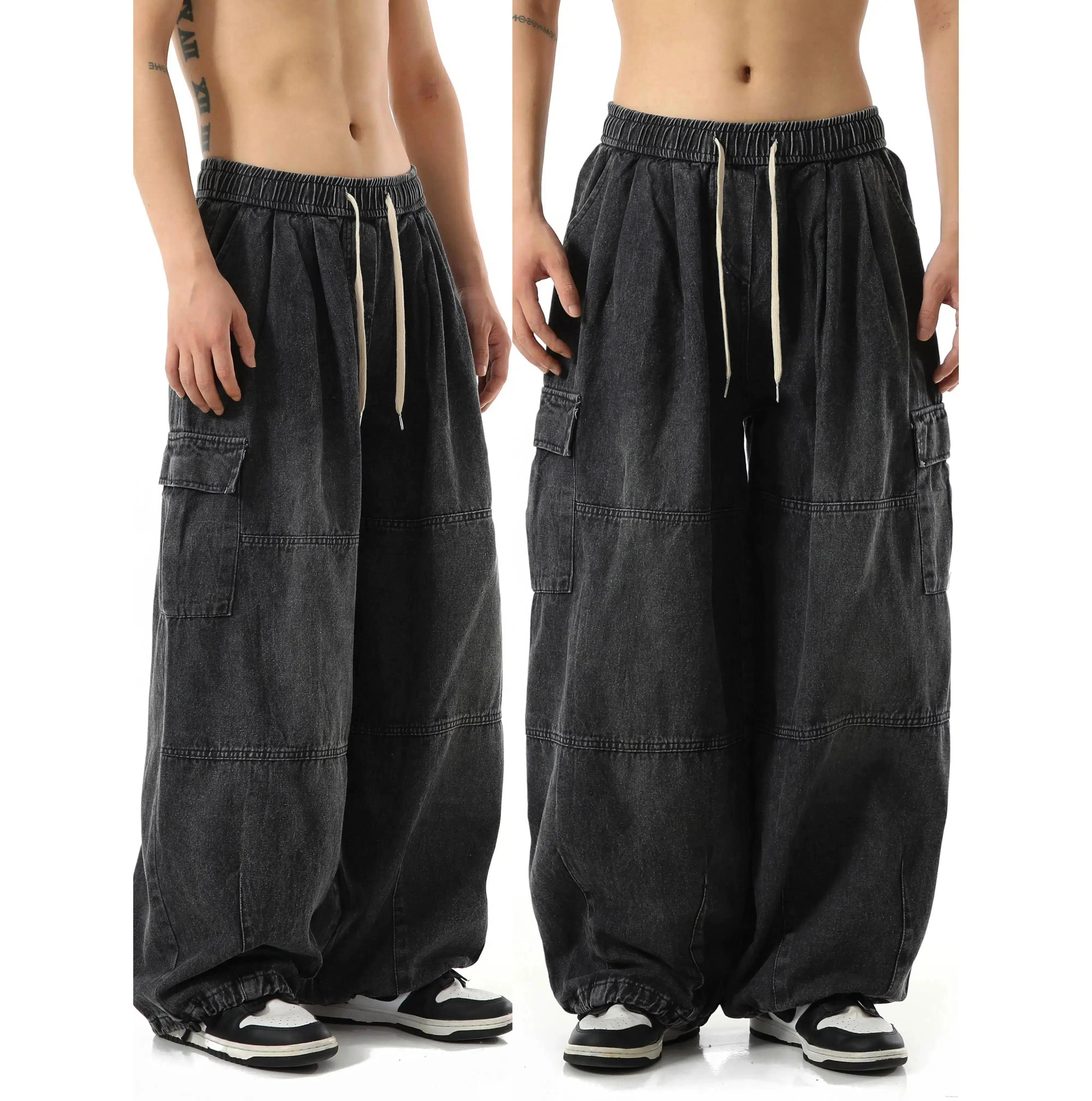 Casual Ease Workwear Cargo Washed Pants