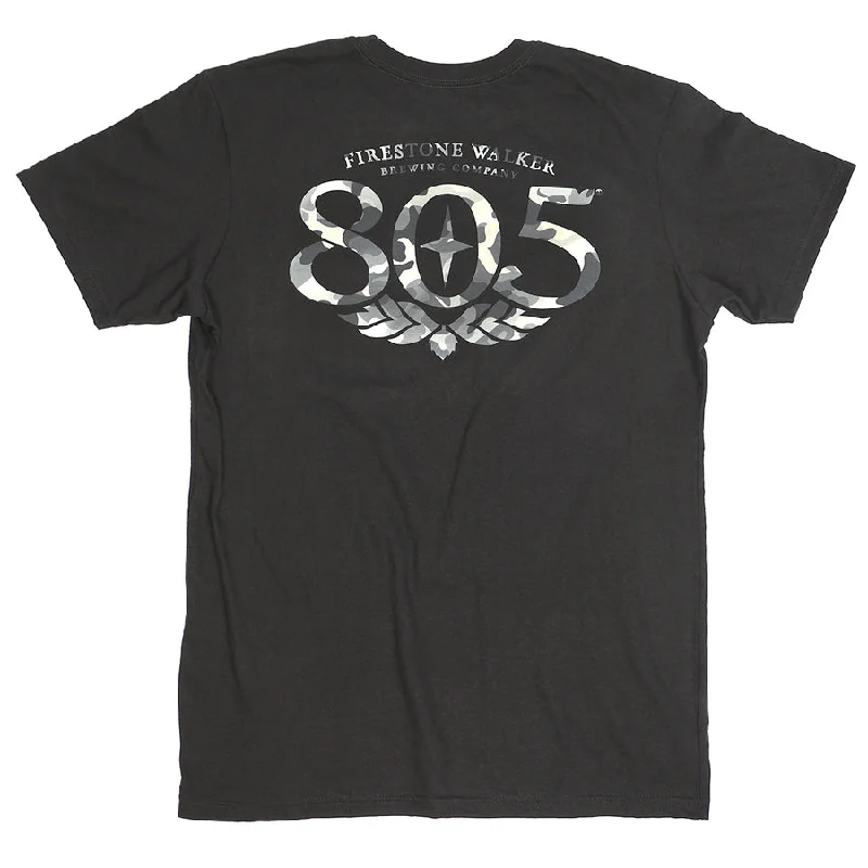 French Retro 805 Premier Original S/S Tee - Black/Camo