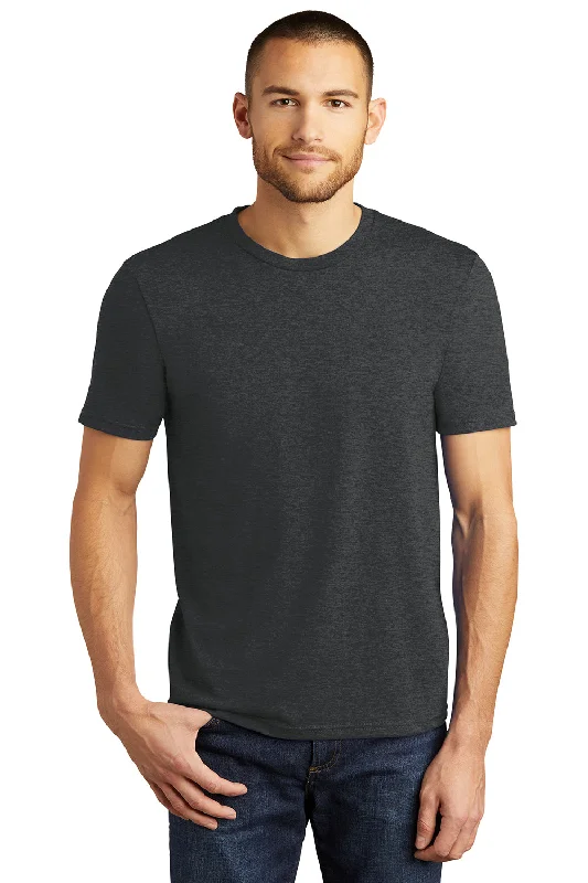 Preview New Products District Mens Perfect Tri Short Sleeve Crewneck T-Shirt - Black Frost