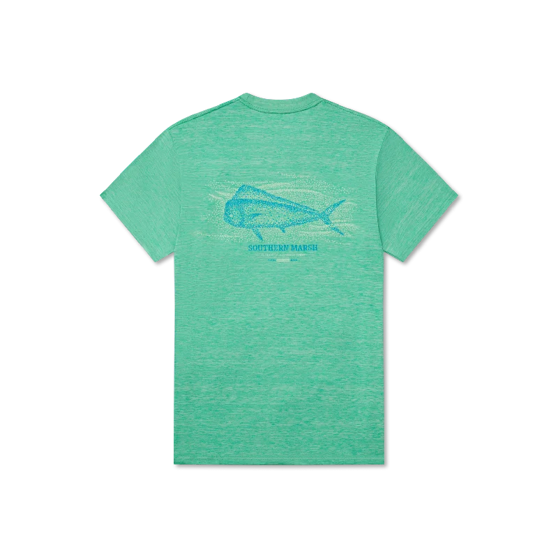 Noble Temperament FieldTec™ Heathered Performance Tee - Mahi