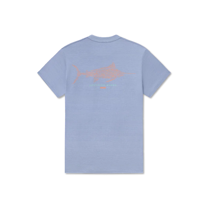 Relaxed Tops FieldTec™ Heathered Performance Tee - Marlin