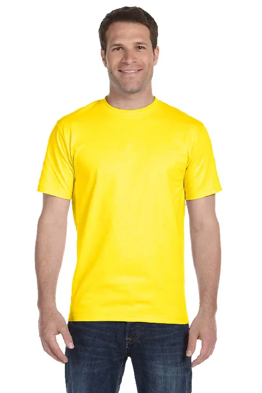 Comfortable Outfits Gildan Mens DryBlend Moisture Wicking Short Sleeve Crewneck T-Shirt - Daisy Yellow