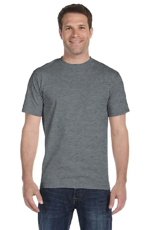 Practical Style Gildan Mens DryBlend Moisture Wicking Short Sleeve Crewneck T-Shirt - Heather Graphite Grey