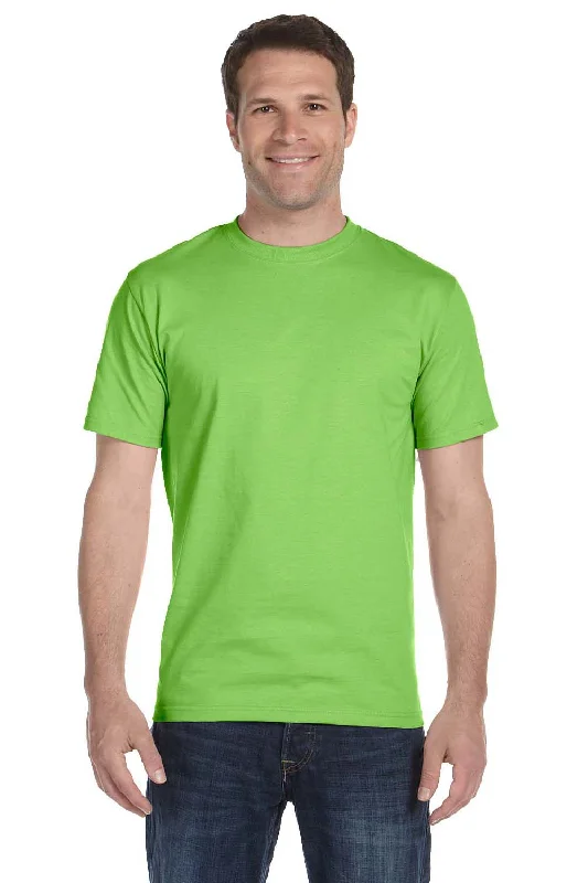 Elegant And Lazy Gildan Mens DryBlend Moisture Wicking Short Sleeve Crewneck T-Shirt - Lime Green
